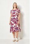 VERONA DRESS - blue print